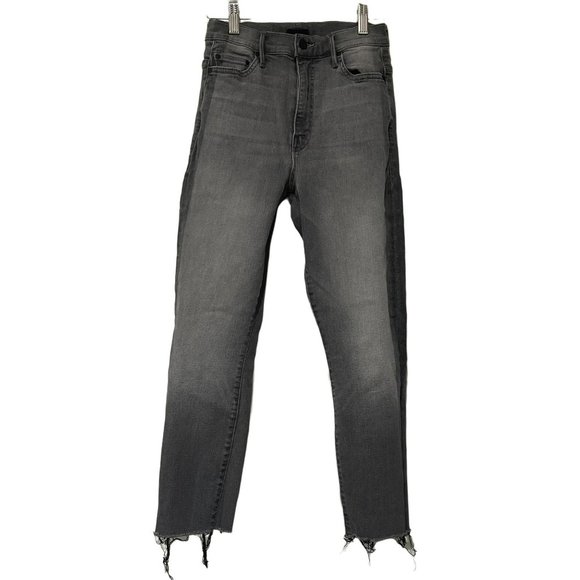 MOTHER Denim - MOTHER Swooner Grey Supermoon Denim Skinny Jean